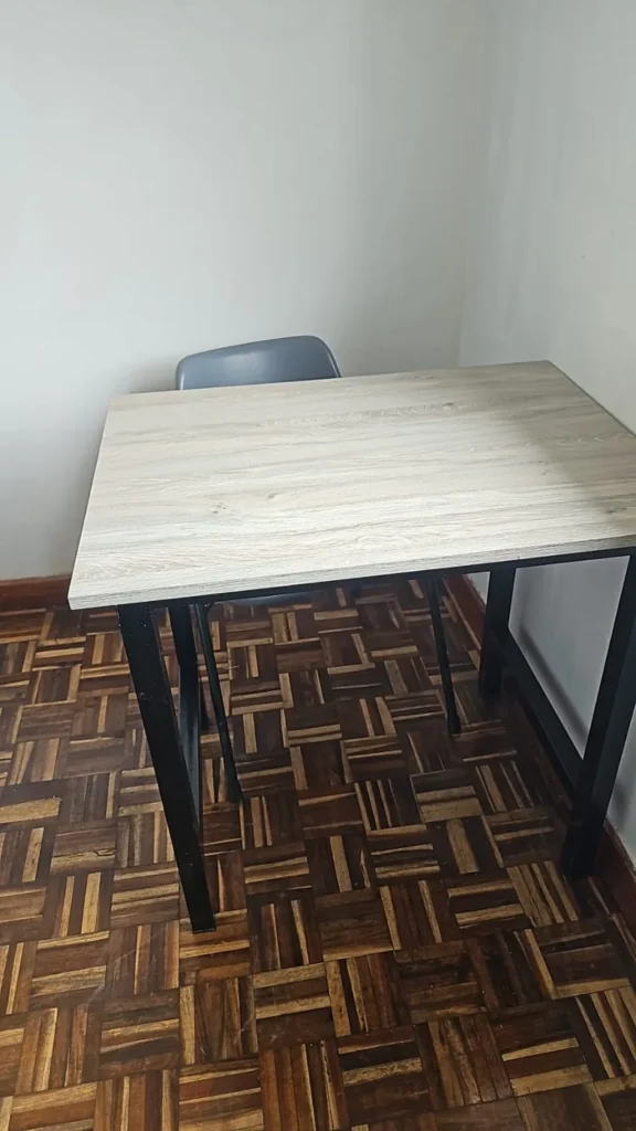 Private study desk for one-on-one tuition at the Cares learning centre